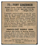 1948 Leaf Boxing #077 Tony Canzoneri Boxer VG 536449