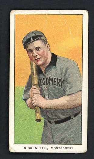 1909-11 T206 T 206 Ike Rockenfield Montgomery VG-EX 536585