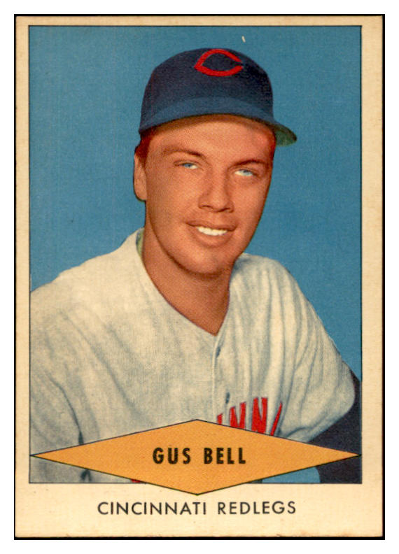 1954 Red Heart Gus Bell Reds NR-MT 536763