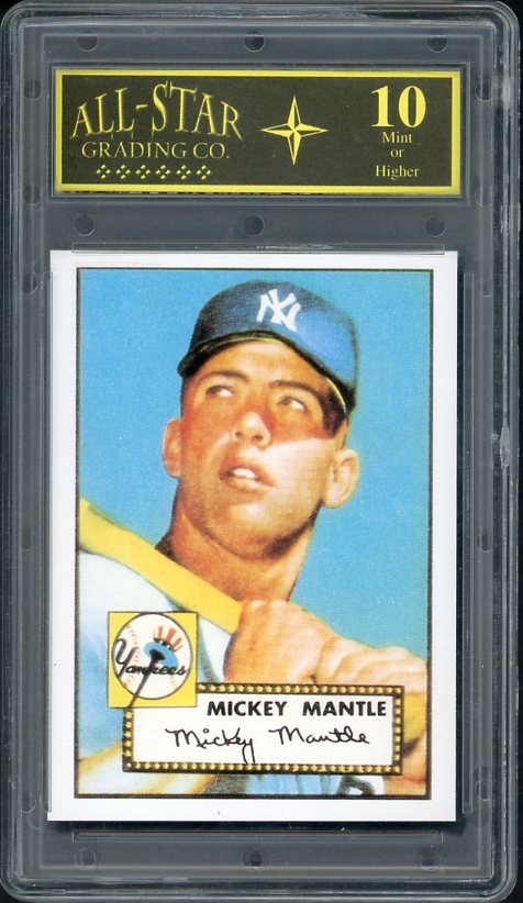 1983 Topps 1952 Reprint #311 Mickey Mantle Yankees ASG 10 537043