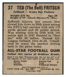 1949 Leaf Football #037 Ted Fritsch Packers NR-MT 537327