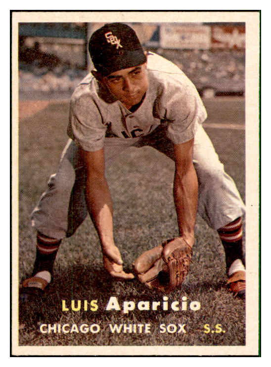 1957 Topps Baseball #007 Luis Aparicio White Sox EX-MT 537374