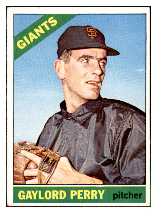1966 Topps Baseball #598 Gaylord Perry Giants EX+/EX-MT 537406