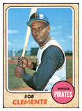 1968 Topps Baseball #150 Roberto Clemente Pirates VG 537423