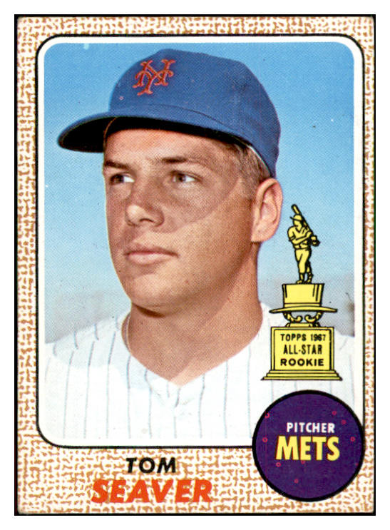 1968 Topps Baseball #045 Tom Seaver Mets EX 537427