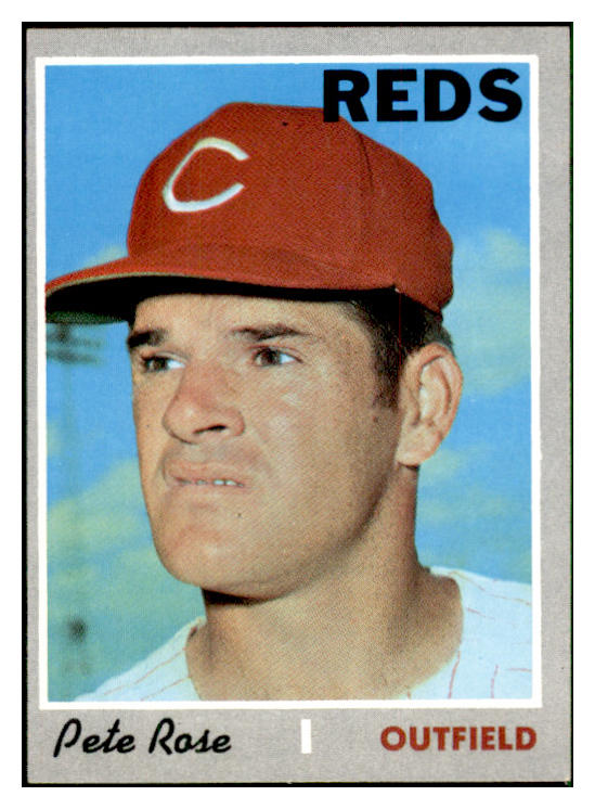 1970 Topps Baseball #580 Pete Rose Reds EX-MT 537435