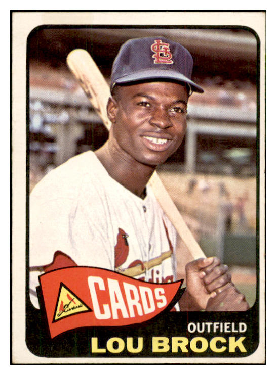 1965 Topps Baseball #540 Lou Brock Cardinals EX+/EX-MT 537459