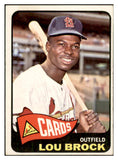1965 Topps Baseball #540 Lou Brock Cardinals EX+/EX-MT 537459