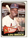 1965 Topps Baseball #540 Lou Brock Cardinals EX 537461
