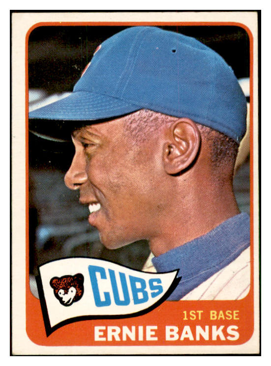 1965 Topps Baseball #510 Ernie Banks Cubs EX-MT 537464
