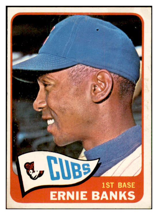 1965 Topps Baseball #510 Ernie Banks Cubs EX+/EX-MT 537467