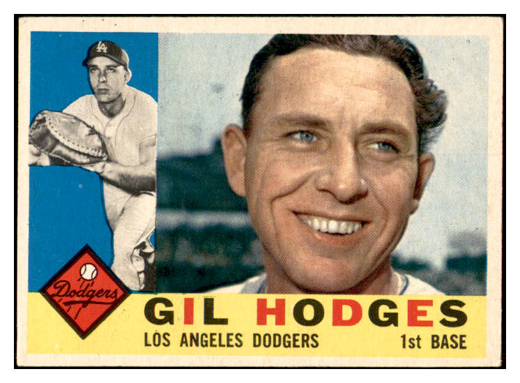 1960 Topps Baseball #295 Gil Hodges Dodgers EX-MT 537693