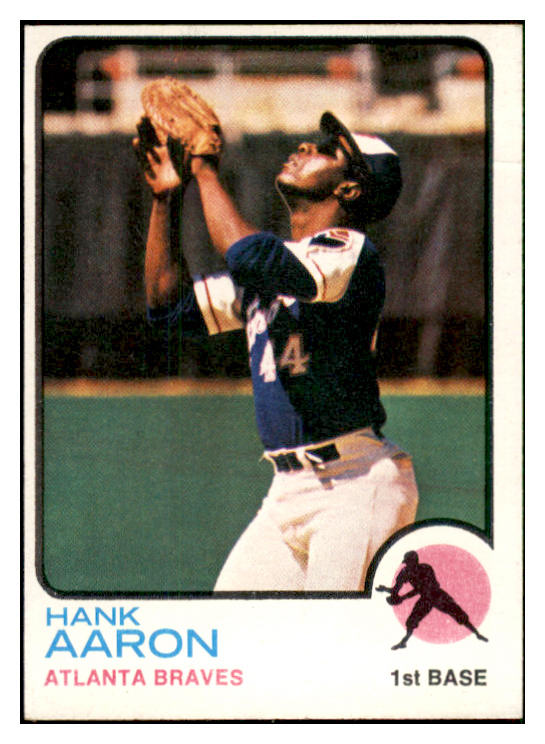 1973 Topps Baseball #100 Hank Aaron Braves EX-MT 537727