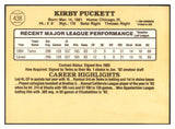1985 Donruss #438 Kirby Puckett Twins EX-MT 537761