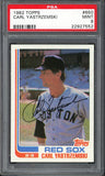 1982 Topps #650 Carl Yastrzemski Red Sox PSA 9 MINT 538253