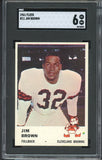 1961 Fleer Football #011 Jim Brown Browns SGC 6 EX-MT 538289