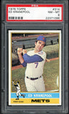 1976 Topps Baseball #314 Ed Kranepool Mets PSA 8 NM/MT 538385