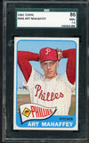 1965 Topps Baseball #446 Art Mahaffey Phillies SGC 7.5 NM+ 538432