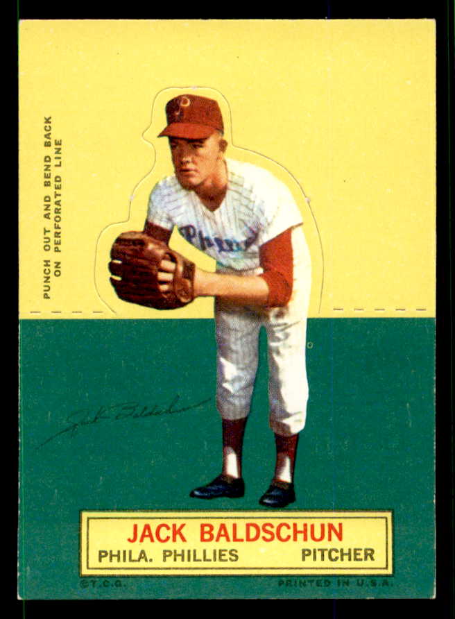1964 Topps Baseball Stand Ups Jack Baldschun Phillies EX-MT 538499