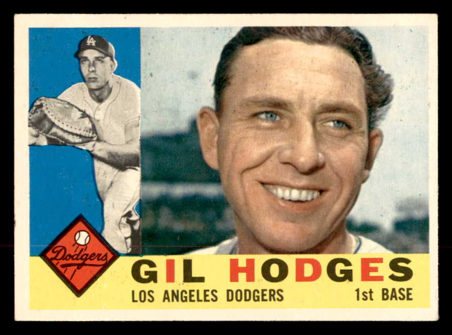 1960 Topps Baseball #295 Gil Hodges Dodgers EX-MT 538756