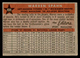 1958 Topps Baseball #494 Warren Spahn A.S. Braves VG-EX 538894