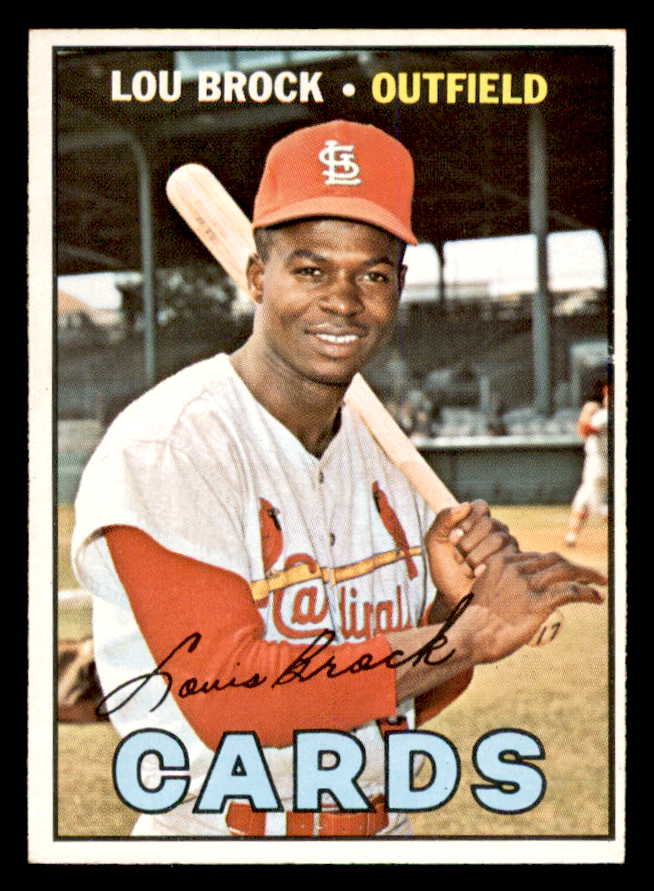 1967 Topps Baseball #285 Lou Brock Cardinals NR-MT 538930