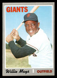 1970 Topps Baseball #600 Willie Mays Giants EX-MT 538968