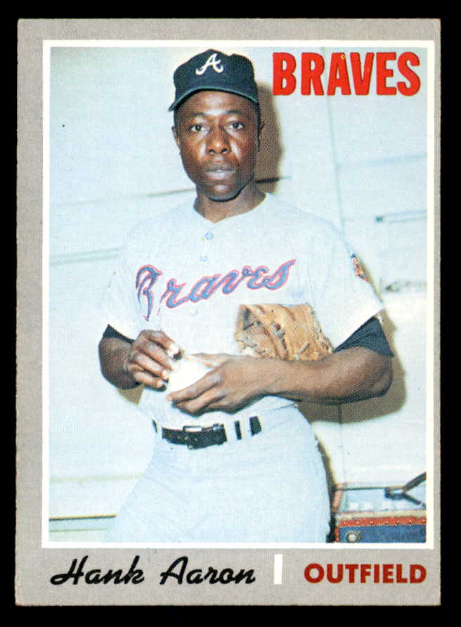 1970 Topps Baseball #500 Hank Aaron Braves EX 538969