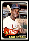 1965 Topps Baseball #540 Lou Brock Cardinals EX 539031