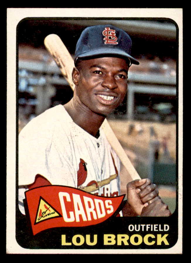 1965 Topps Baseball #540 Lou Brock Cardinals EX 539032