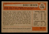 1954 Bowman Baseball #170 Duke Snider Dodgers VG-EX 539142