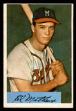 1954 Bowman Baseball #064 Eddie Mathews Braves VG-EX 539146