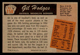 1955 Bowman Baseball #158 Gil Hodges Dodgers VG-EX 539147