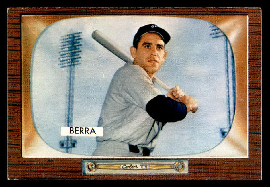 1955 Bowman Baseball #168 Yogi Berra Yankees EX-MT 539151