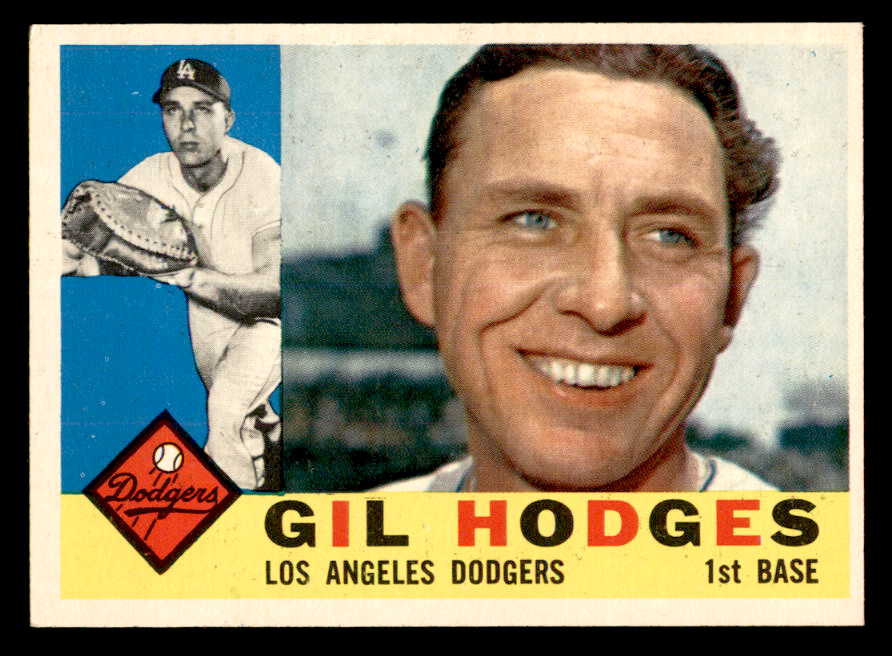 1960 Topps Baseball #295 Gil Hodges Dodgers EX-MT 539442