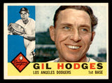 1960 Topps Baseball #295 Gil Hodges Dodgers EX-MT 539442
