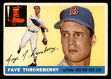 1955 Topps Baseball #163 Faye Throneberry Red Sox VG 539508