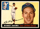 1955 Topps Baseball #178 Bobby Adams Reds EX-MT 539521