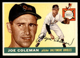 1955 Topps Baseball #162 Joe Coleman Orioles EX-MT 539526