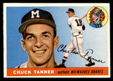 1955 Topps Baseball #161 Chuck Tanner Braves EX-MT 539527
