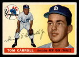 1955 Topps Baseball #158 Tom Carroll Yankees EX 539540