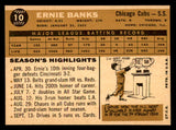 1960 Topps Baseball #010 Ernie Banks Cubs NR-MT 539563