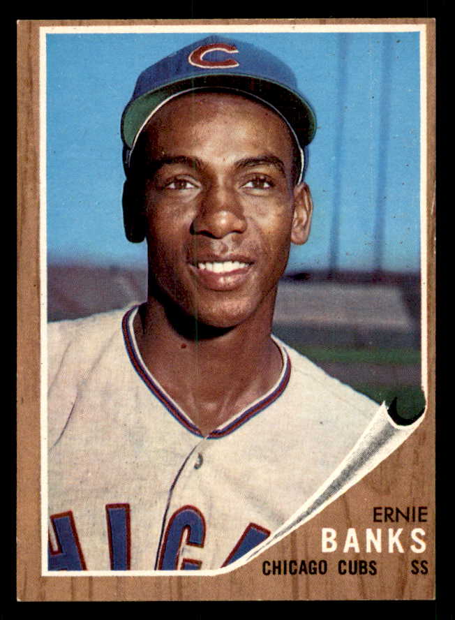 1962 Topps Baseball #025 Ernie Banks Cubs EX-MT 539657