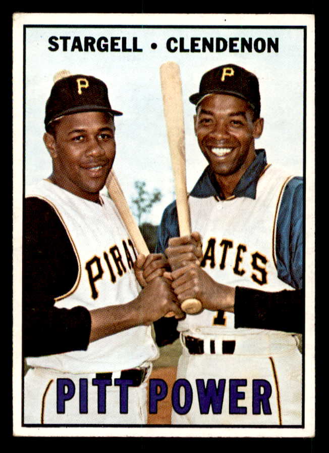 1967 Topps Baseball #266 Willie Stargell Donn Clendenon VG-EX 539811
