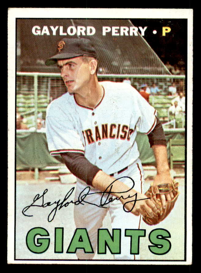 1967 Topps Baseball #320 Gaylord Perry Giants EX-MT 539812