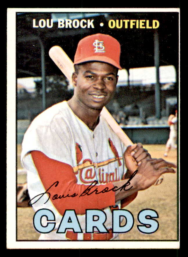 1967 Topps Baseball #285 Lou Brock Cardinals VG-EX 539825