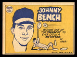 1970 Topps Baseball #464 Johnny Bench A.S. Reds VG-EX 539938