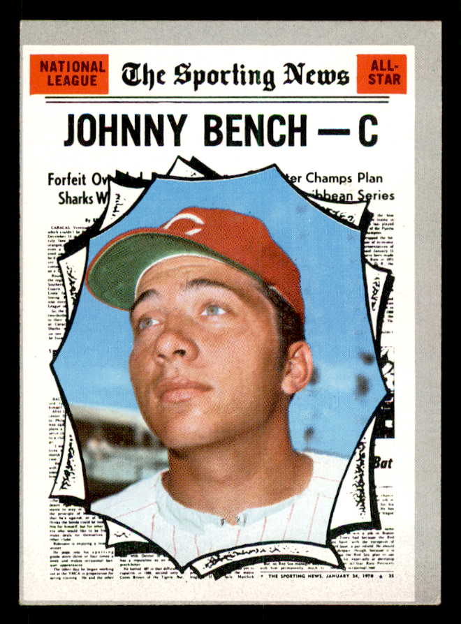 1970 Topps Baseball #464 Johnny Bench A.S. Reds VG-EX 539939