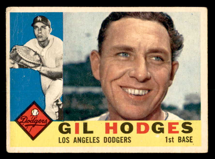 1960 Topps Baseball #295 Gil Hodges Dodgers GD-VG 540248