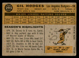 1960 Topps Baseball #295 Gil Hodges Dodgers GD-VG 540248